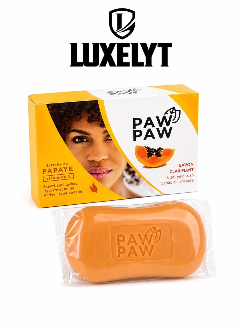 PAWPAW Clarifying Papaya Soap 180 g - Yellow & White